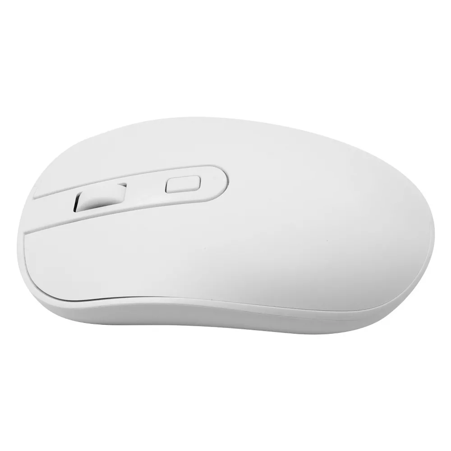White Dual‑Mode 2.4G Wireless Mouse With Usb‑A & Type‑C Receiver