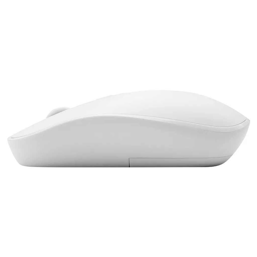 White Dual‑Mode 2.4G Wireless Mouse With Usb‑A & Type‑C Receiver